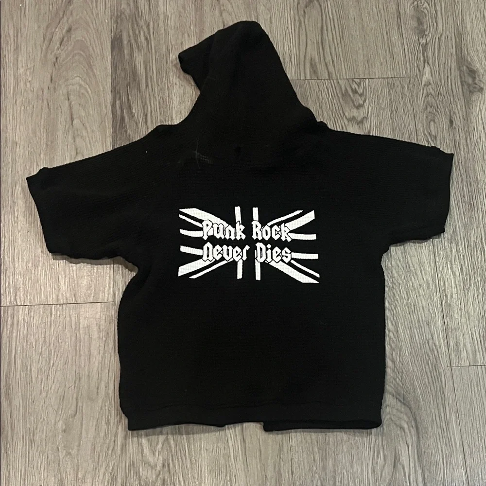 Black Punk Rock Kids Hoodie